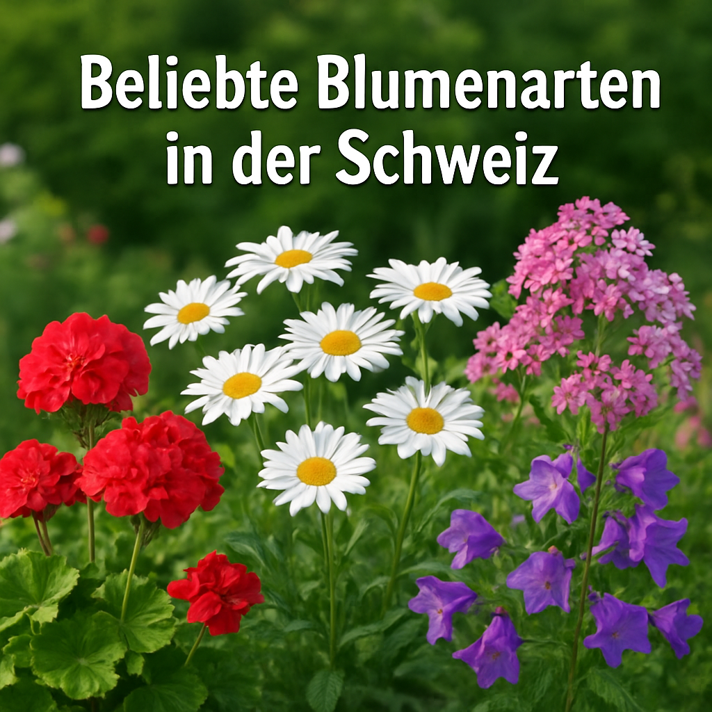 Beliebte Blumenarten in der Schweiz